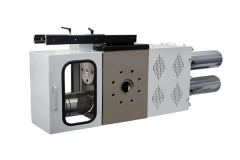 Double-post double-station screen changer
