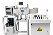 Screen changer for silicone extruder
