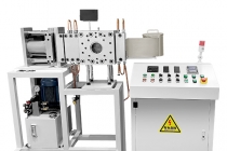 Screen changer for silicone extruder