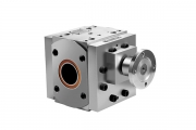 High-temperature melt gear pump in the chemical fiber spinning applications